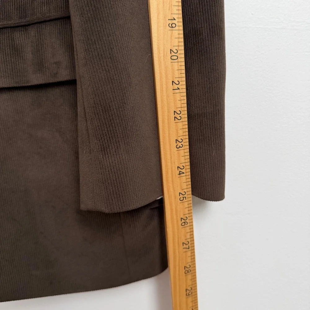 Lauren Ralph Lauren Mens Brown Velour Corduroy Blazer Sport Coat 48R Paisley